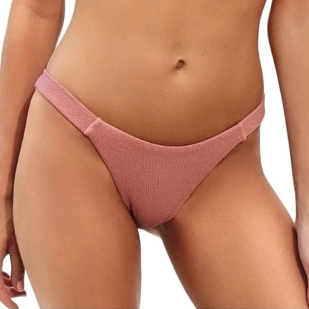 VIX BY PAULA HERMANNY ROSE Firenze Fanny full bottom bikini swim bottom sz L NWT